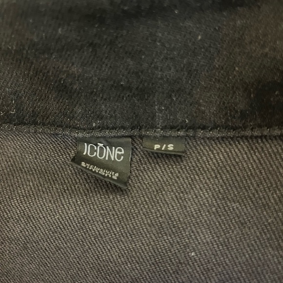 SIMOMS BLACK DENIM JACKET - Picture 2 of 2